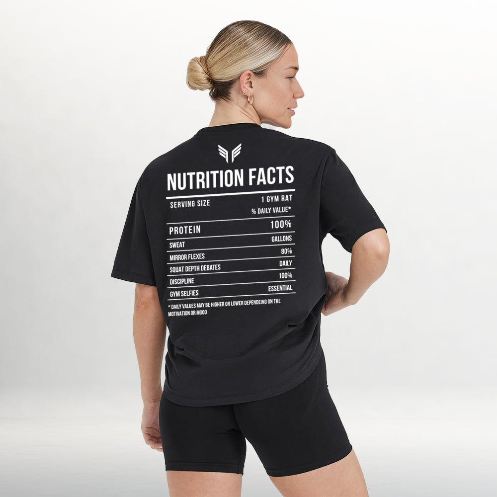 Women's Oversized T-Shirt - Nutrition Facts