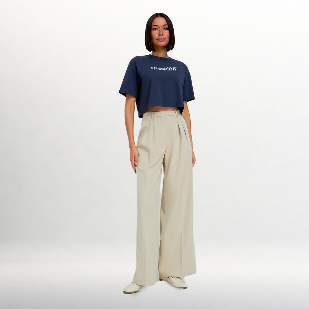 Breathable Oversized Crop Top