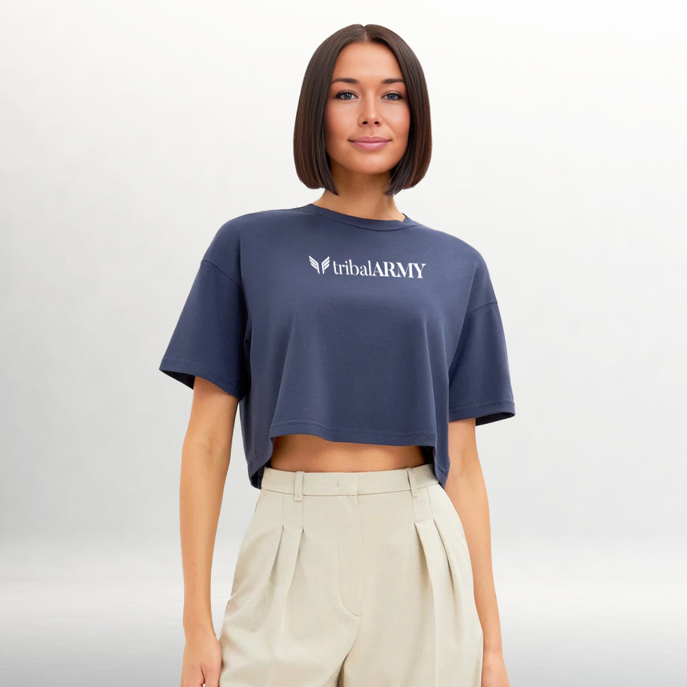 Breathable Oversized Crop Top