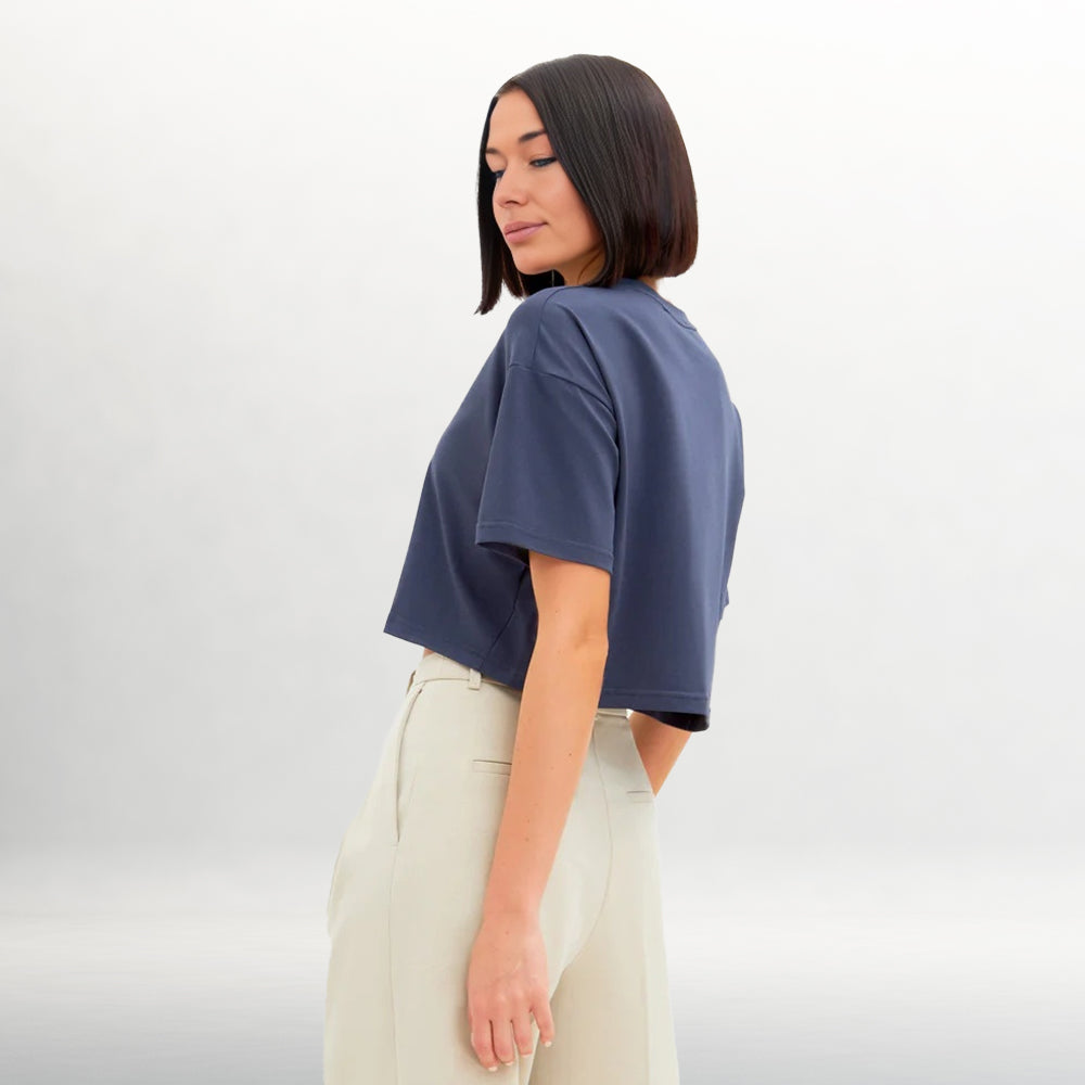 Breathable Oversized Crop Top