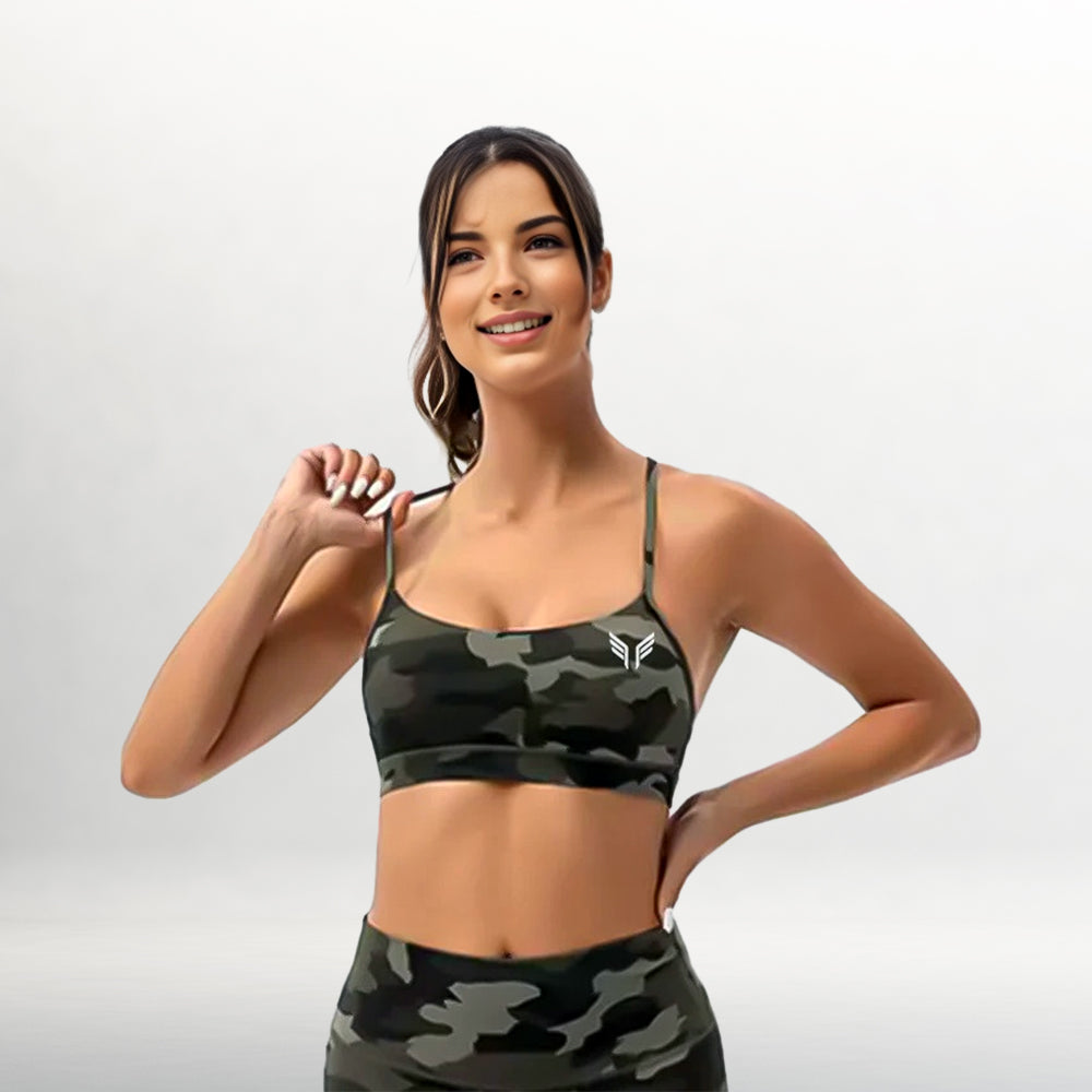 Camo Gym Fitness Bra