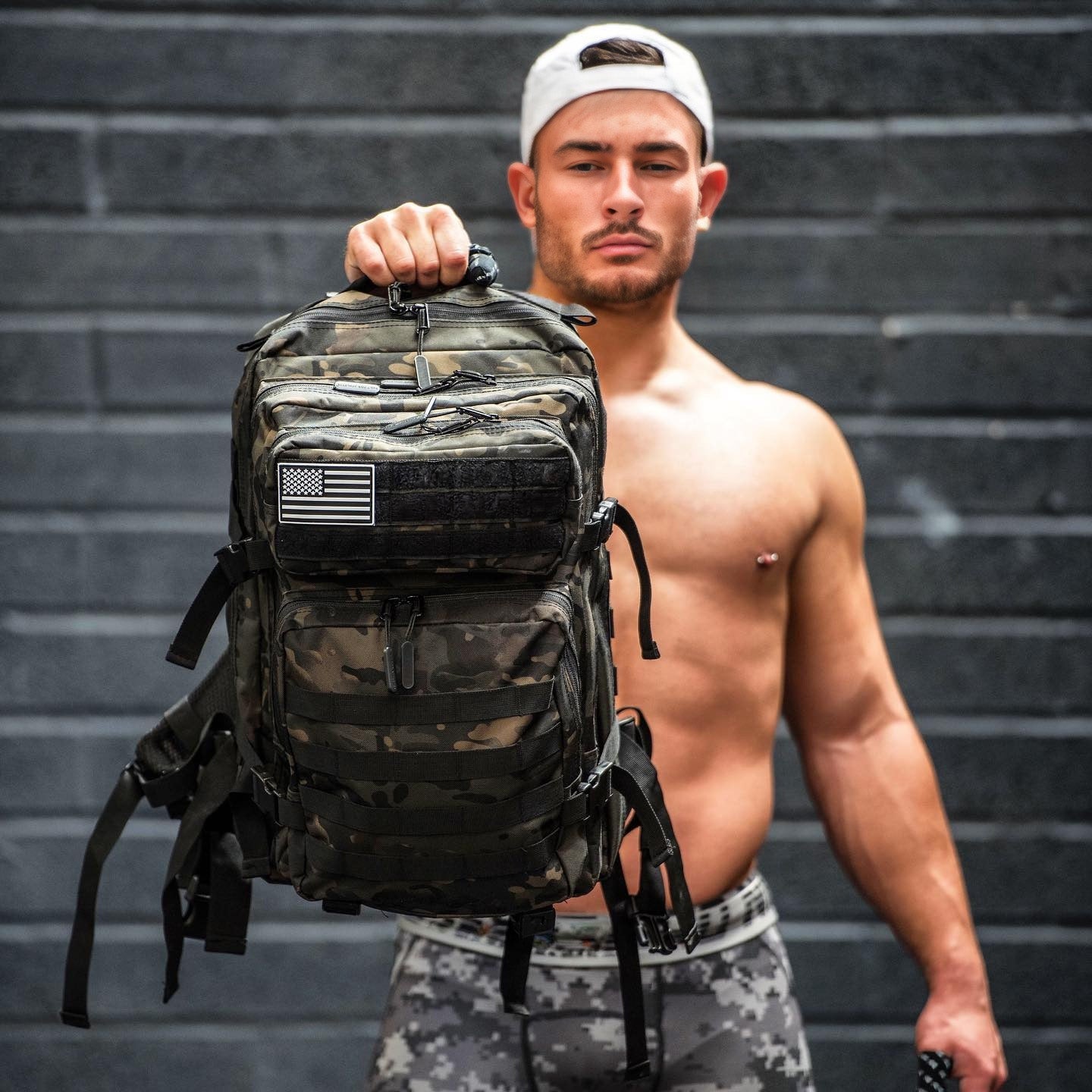 45L Military Backpack, All-in-One Gym, Travel & Tactical Companion